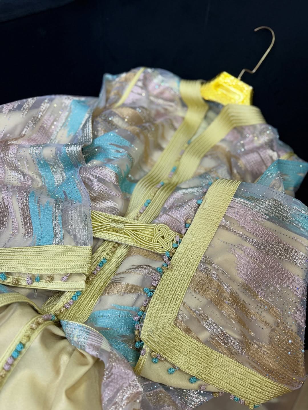 Golden bridal caftan